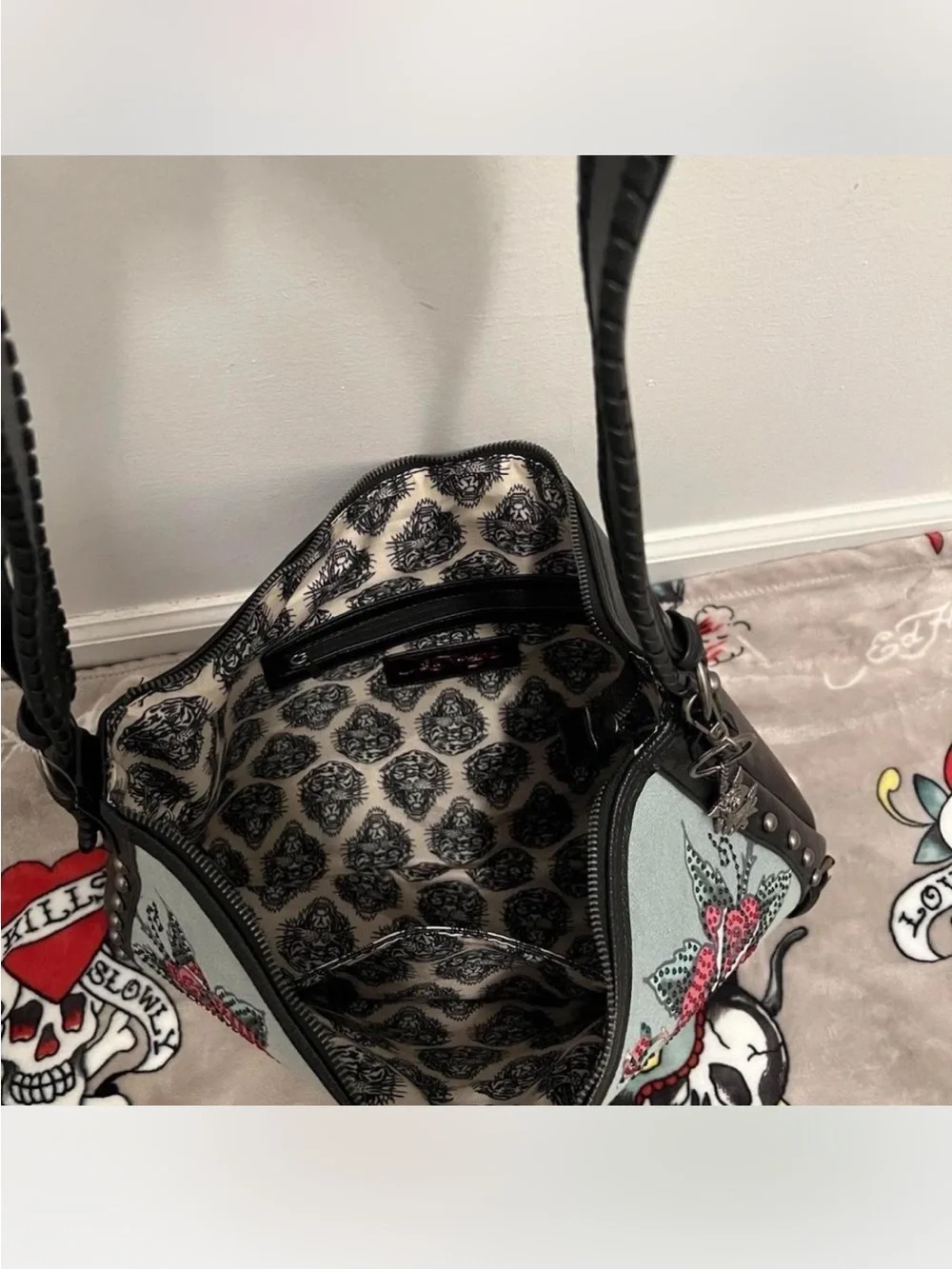 Ed hardy hobo bag NWT